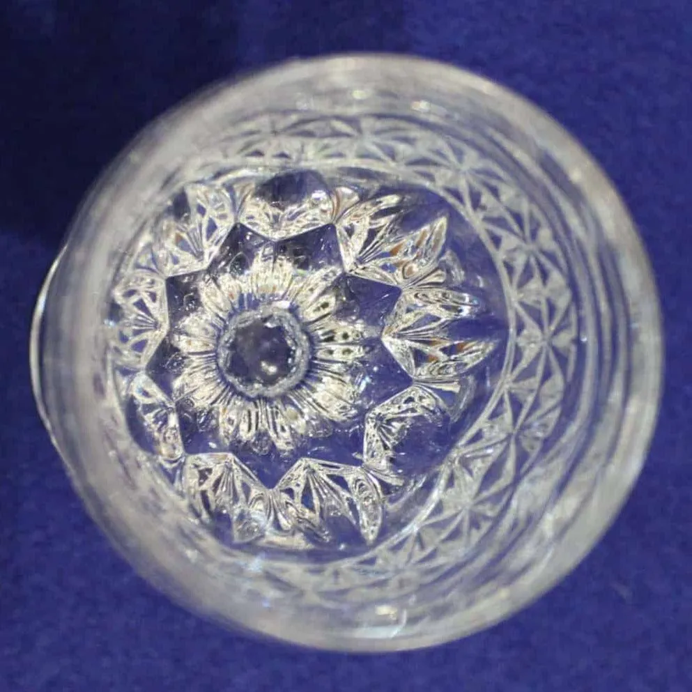 Wine Glasses, Claret, Crystal d'Adriana, Luna, Set of 4, Vintage