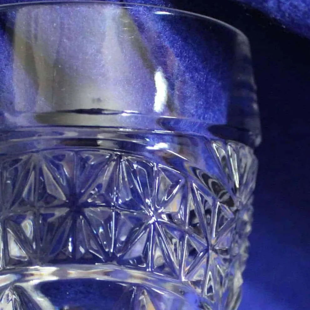 Wine Glasses, Claret, Crystal d'Adriana, Luna, Set of 4, Vintage