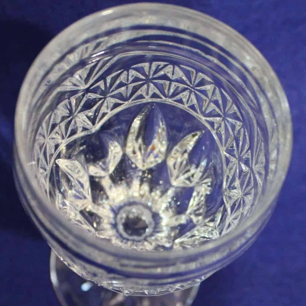 Wine Glasses, Claret, Crystal d'Adriana, Luna, Set of 4, Vintage