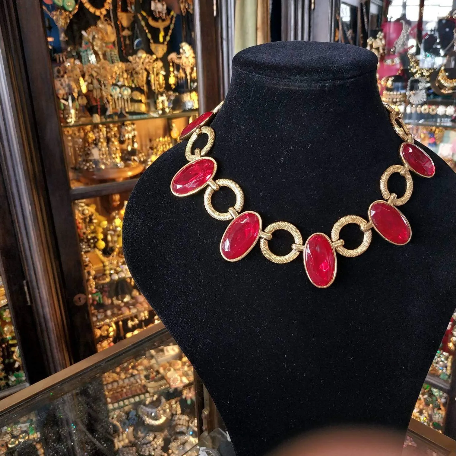 YSL vintage yves saint laurent link Necklace