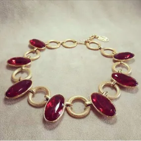 YSL vintage yves saint laurent link Necklace