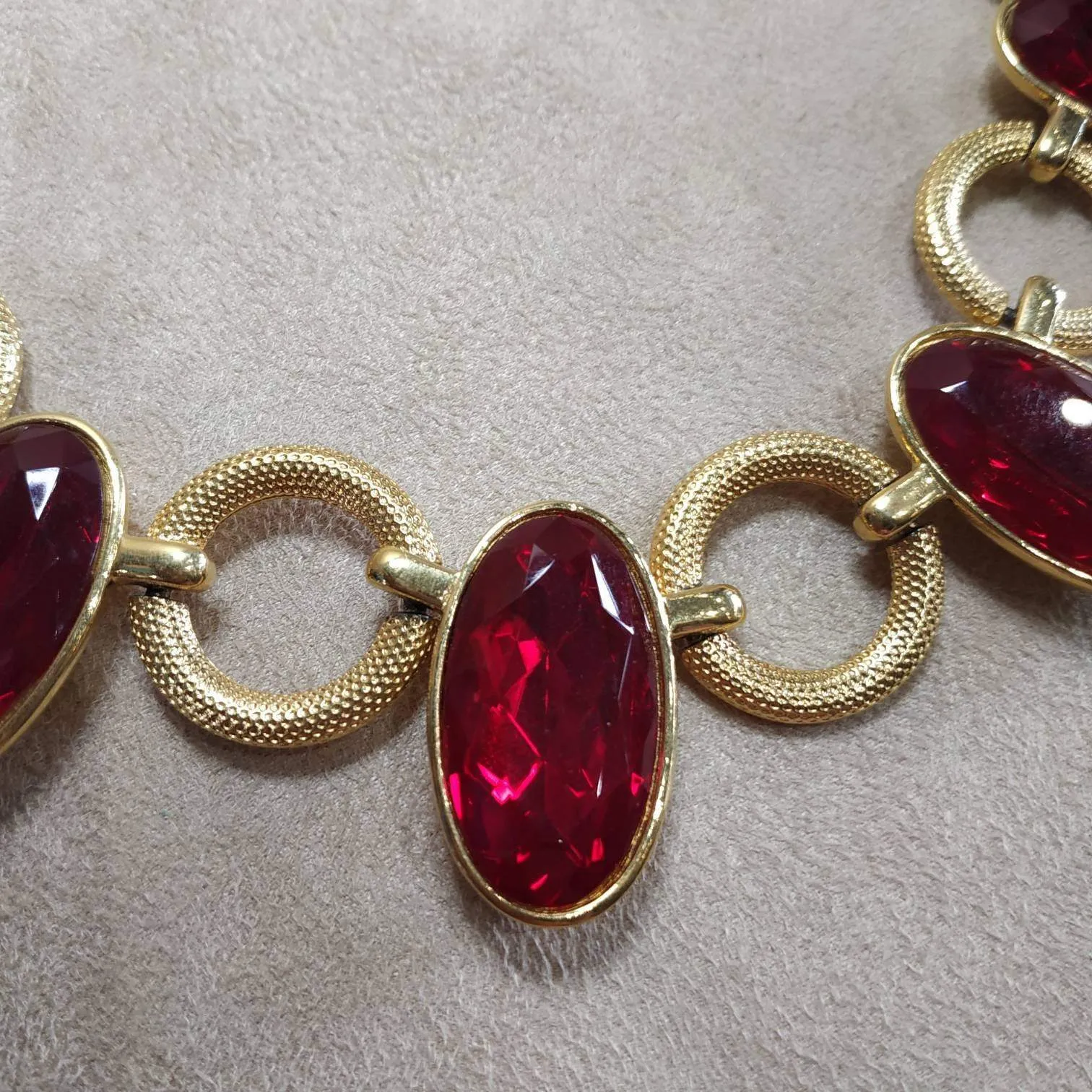 YSL vintage yves saint laurent link Necklace