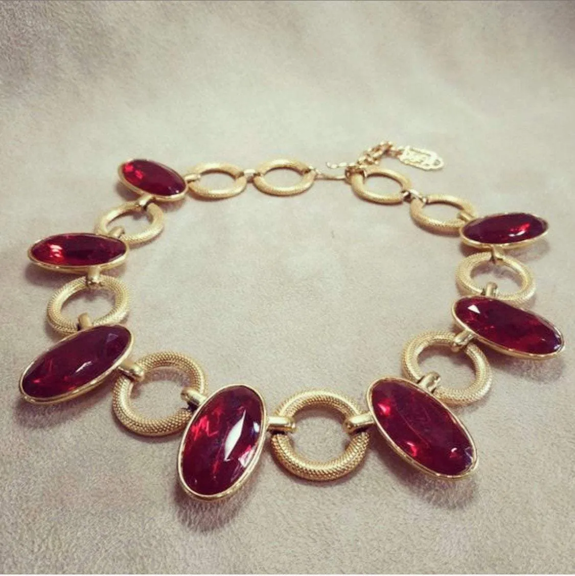 YSL vintage yves saint laurent link Necklace