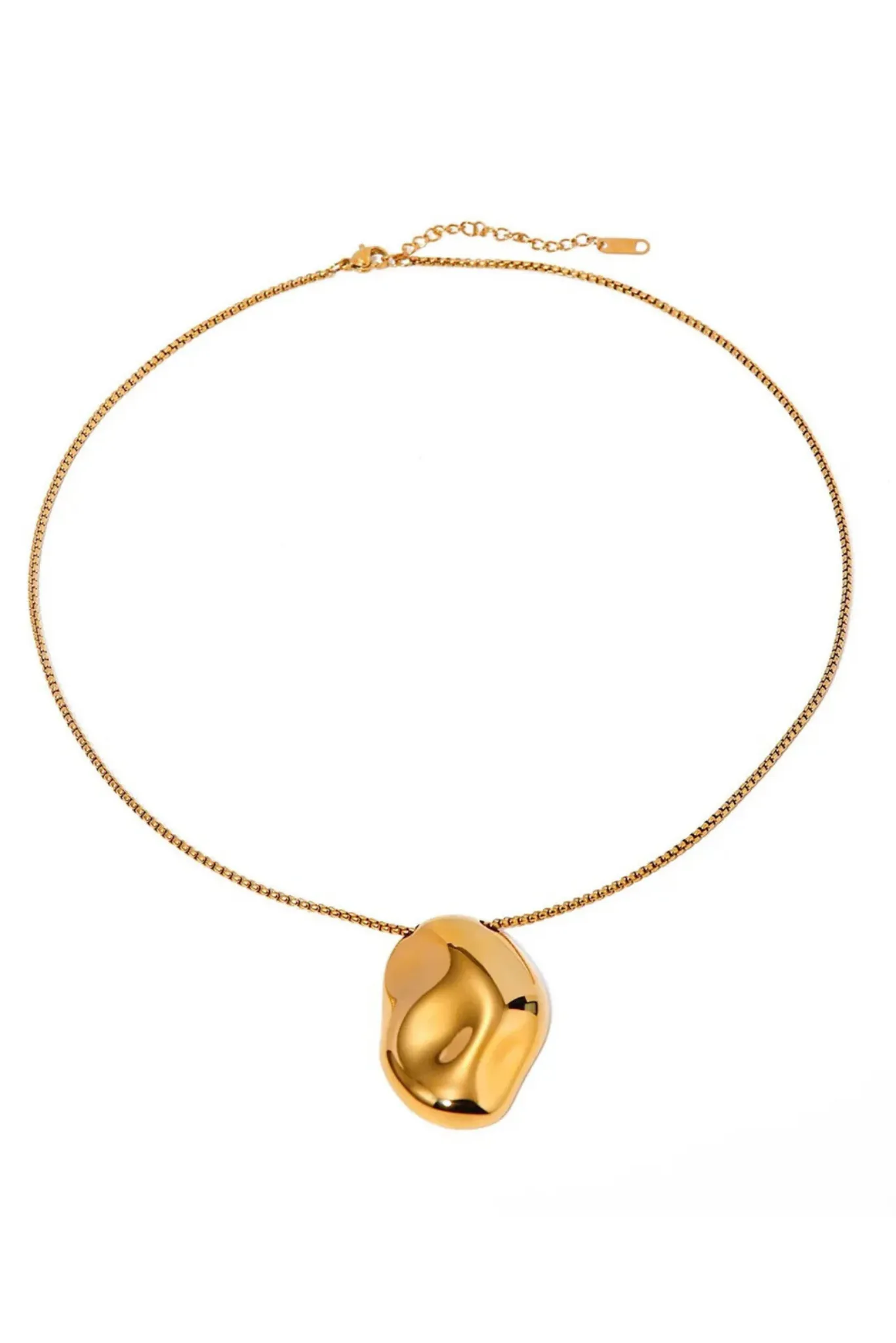 Zoya Hammered Pendant Necklace